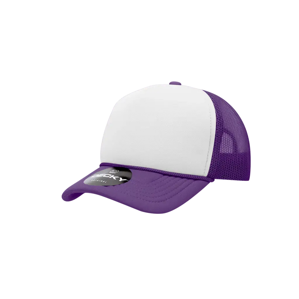 Youth Hat - Purple/White