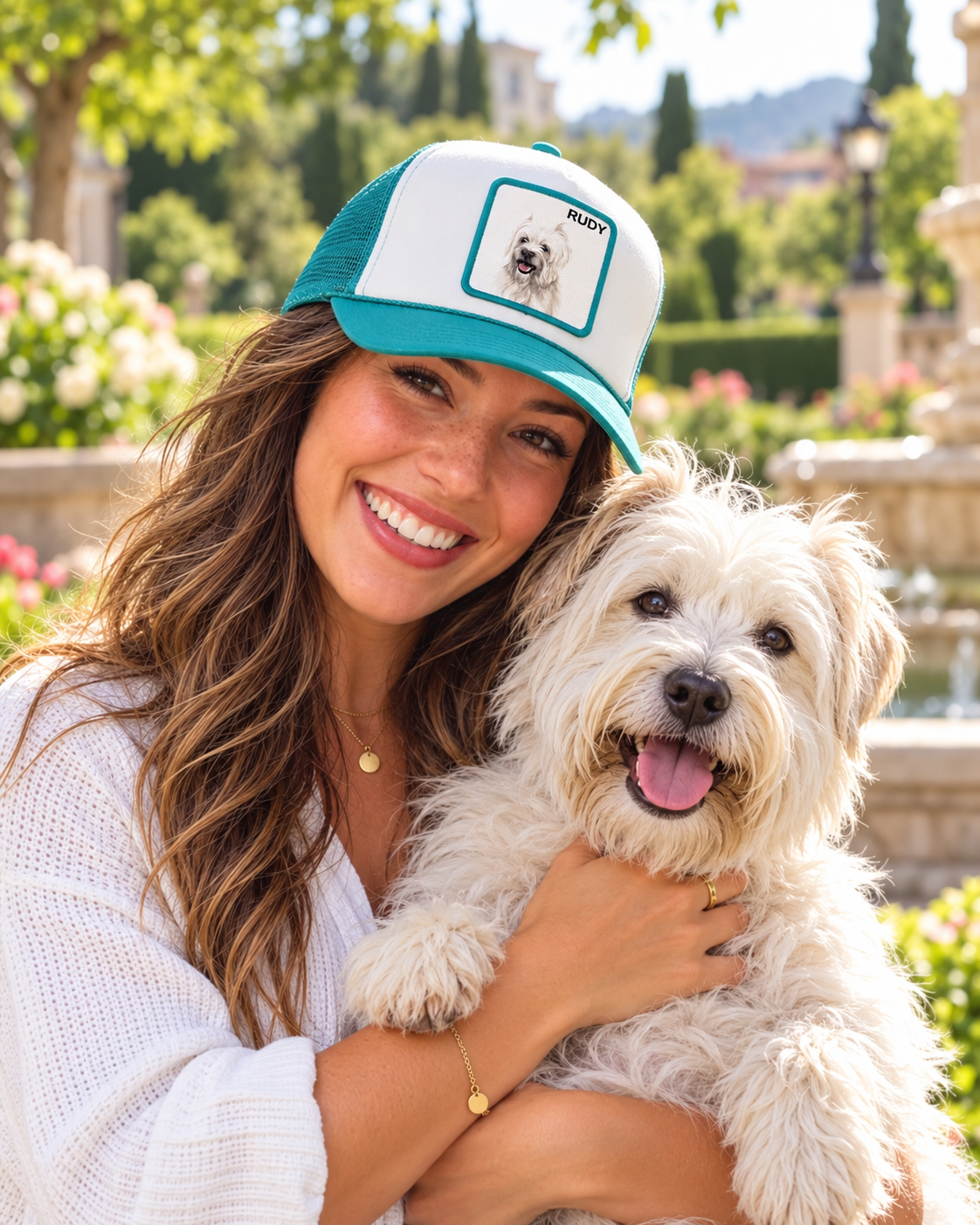 Foam Trucker - Jade/White