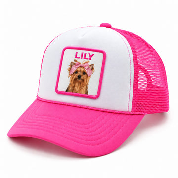 Foam Trucker - Neon Pink/White