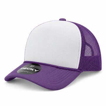 Youth Hat - Purple/White