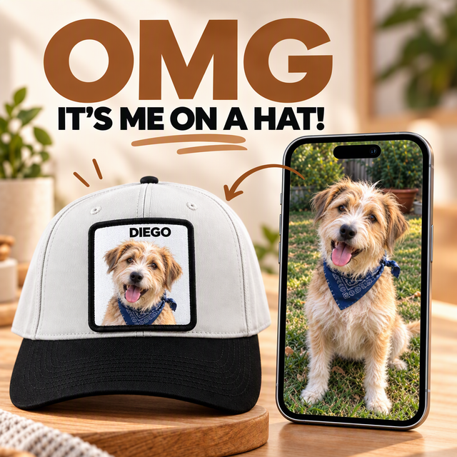 Finished PetCap custom hat